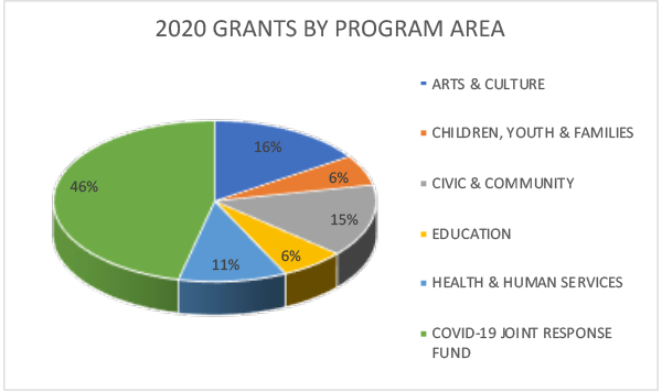 2020 Grants by Program Area